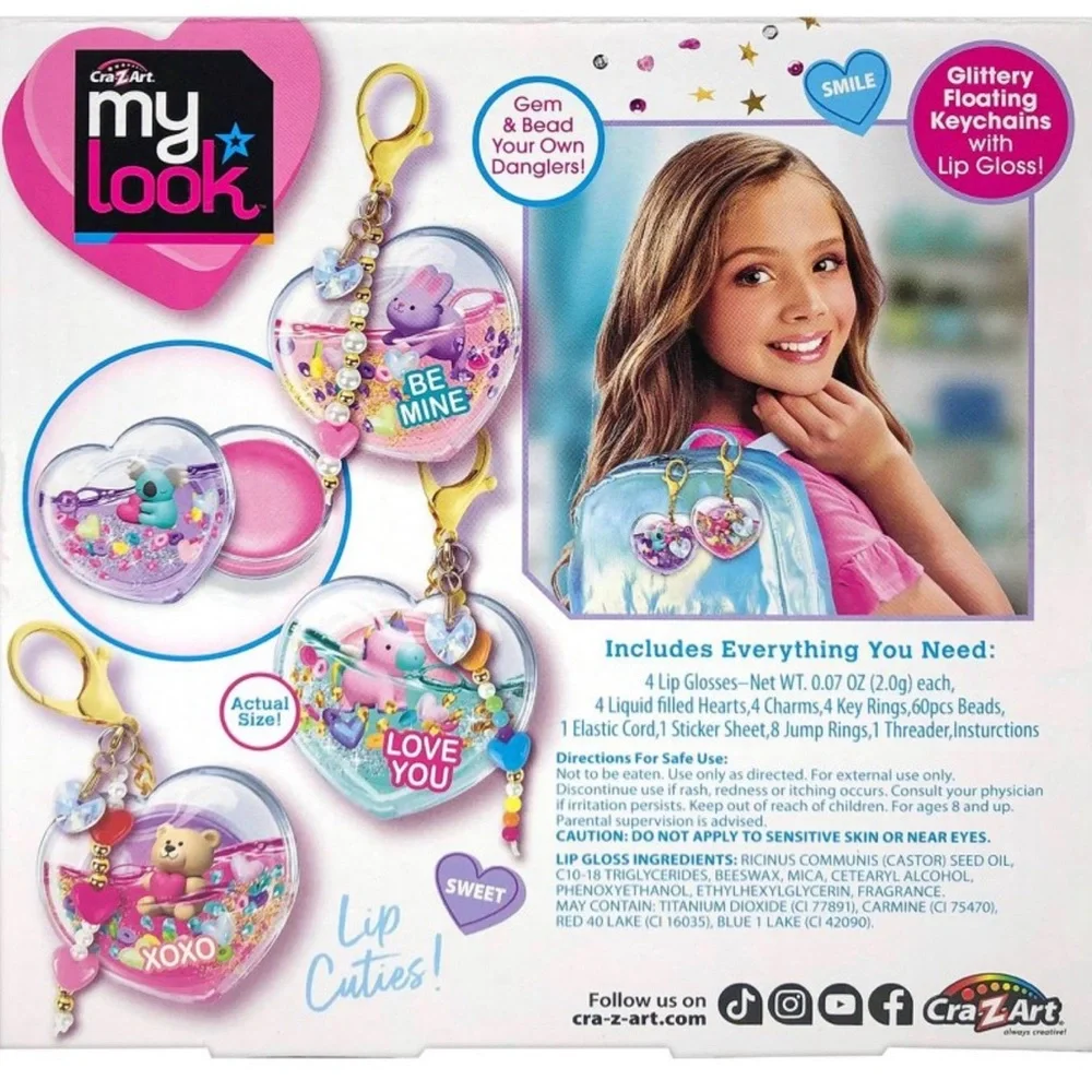 My Look 4 Candy Cute Lip Glosses - Pink and Purple